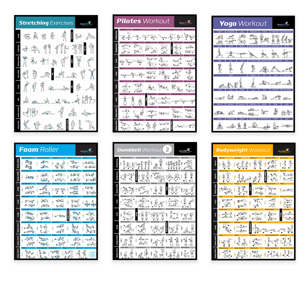 Home Gym Setup - Body Exercise Training Chart Workout Home