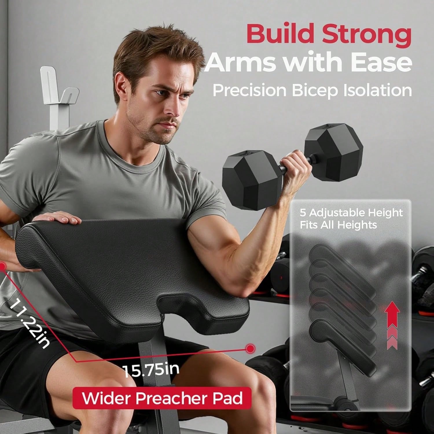 FLYBIRD Adjustable Weight Benc - Home Gym Leg Extension recension och pris