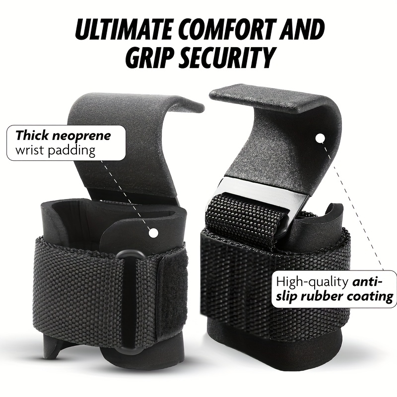 Weight Lifting Hook Grips With - Lifting Straps Wrist recension och pris