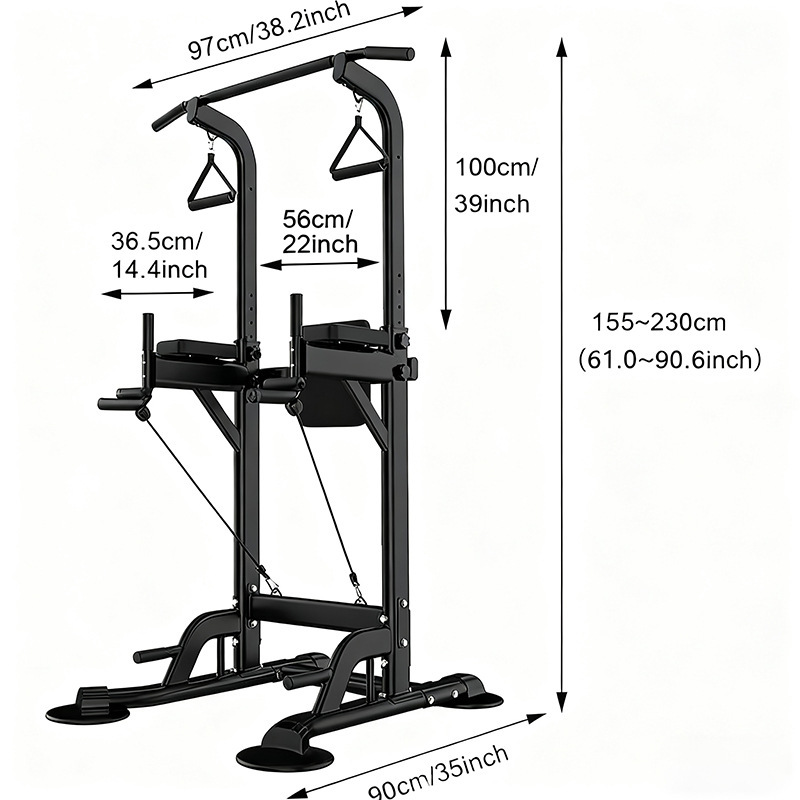 Pull up Station Power Tower Di - Dip Station Parallel recension och pris