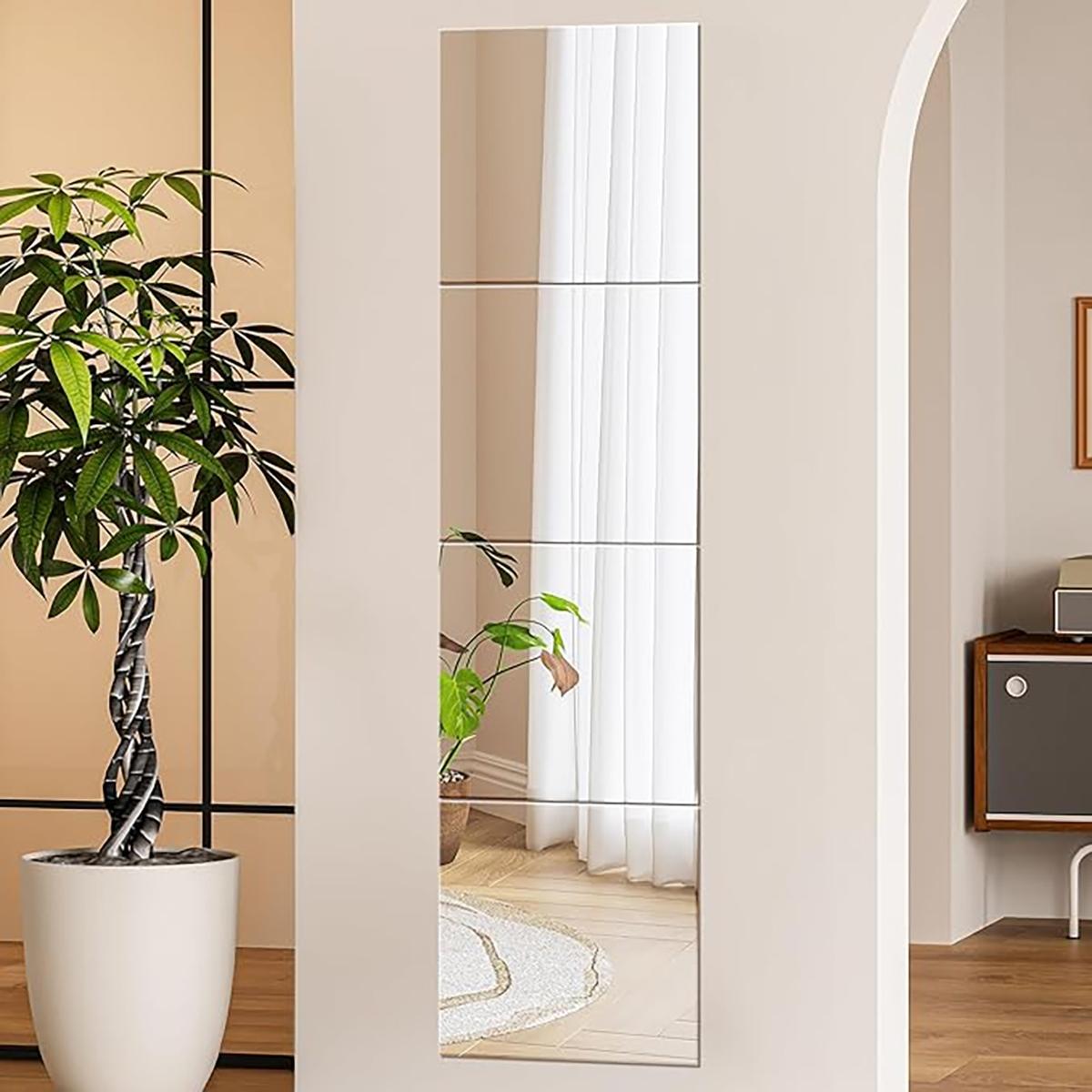 4Pcs Acrylic Mirror Wall Stick - Home Gym For Kids recension och pris