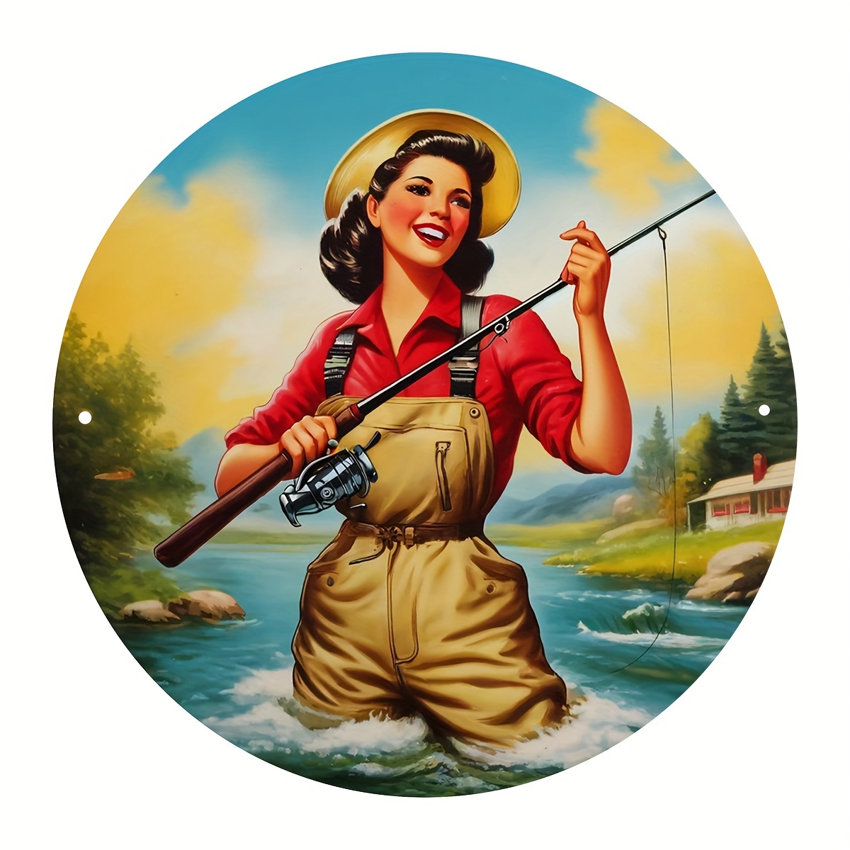Fly Fishing Aluminum Sign - Pe - Home Gym Garage recension och pris