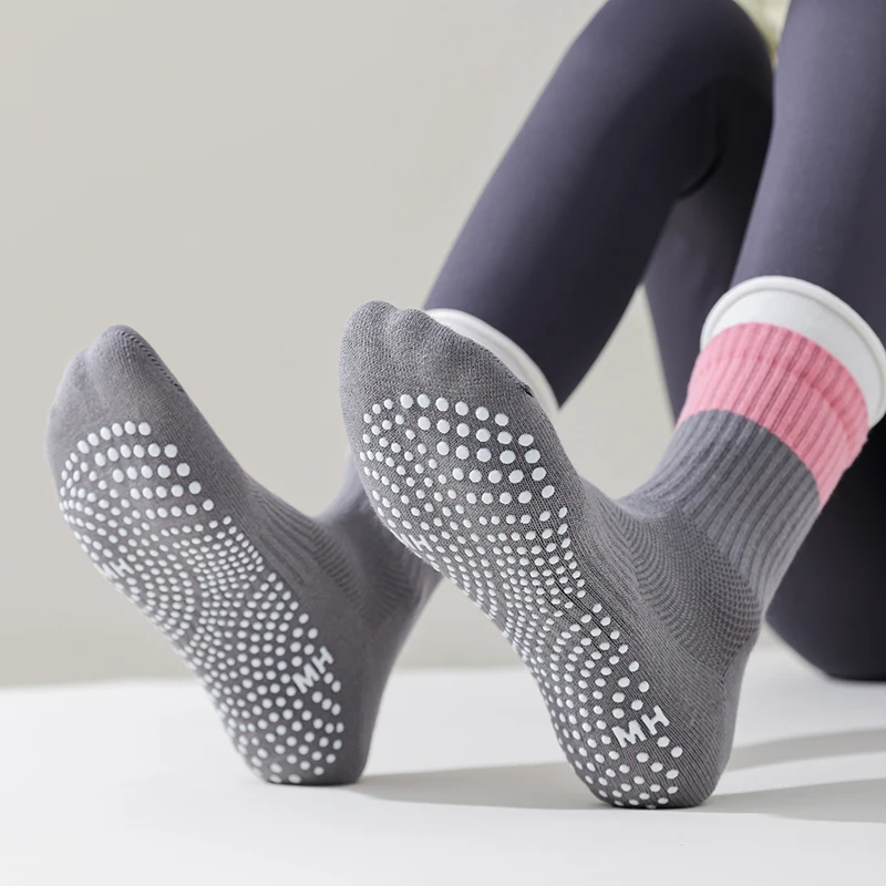 Silicone Non-slip Yoga Socks W - Home Gym Pro recension och pris