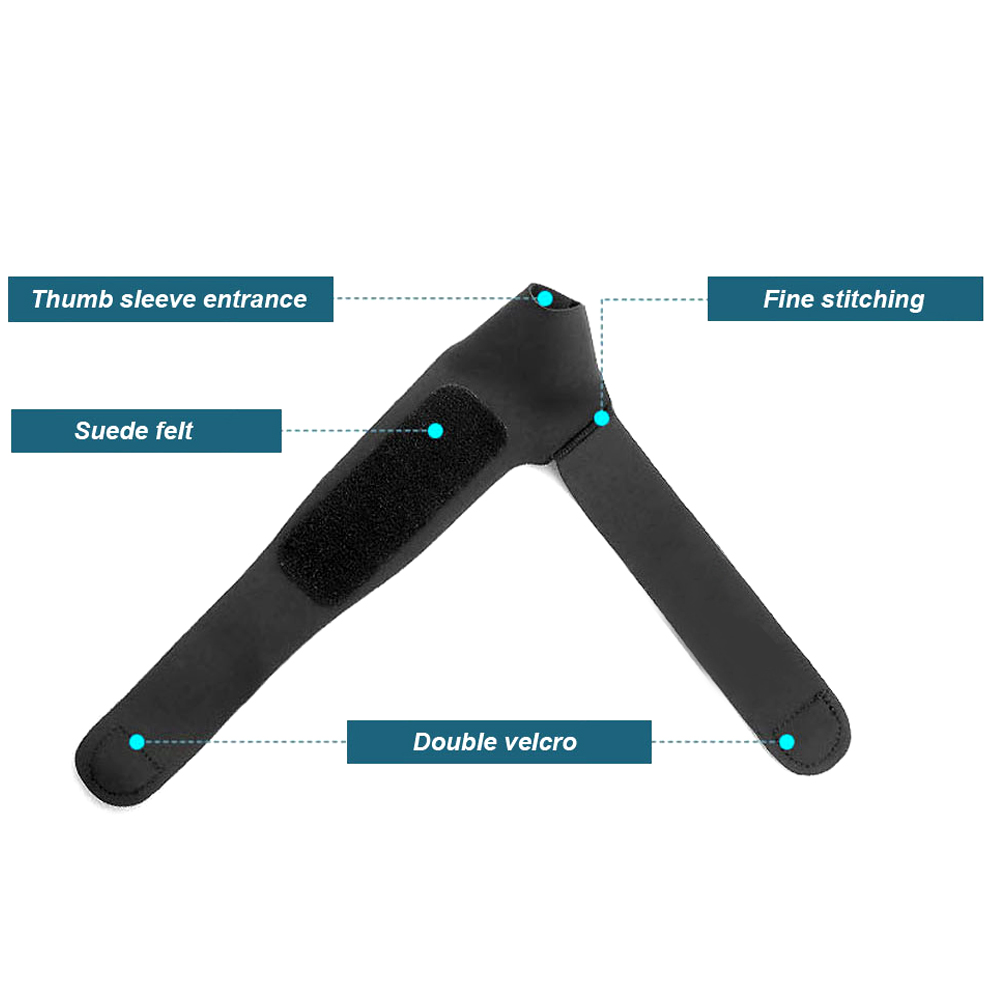 Adjustable Thumb Brace Wristba - Lifting Straps Wrist recension och pris