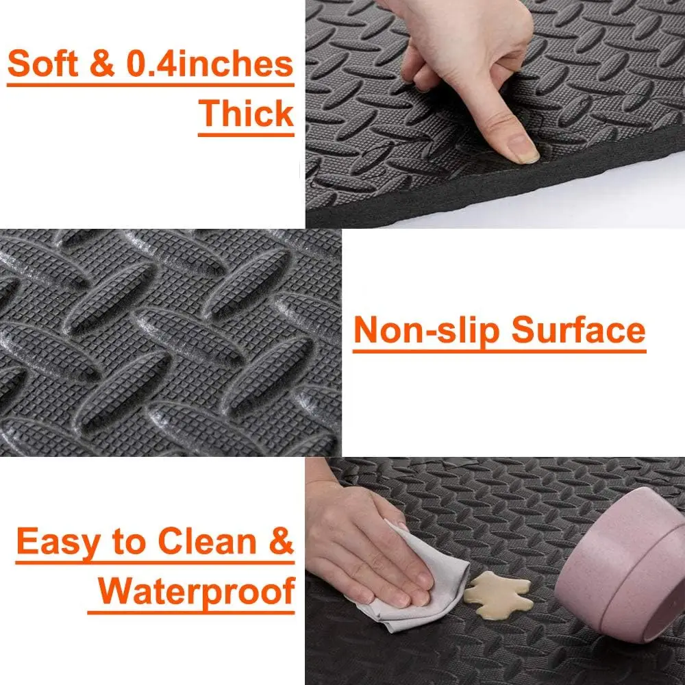 Puzzle Fitness Mat EVA Interlo - Home Gym For Kids recension och pris