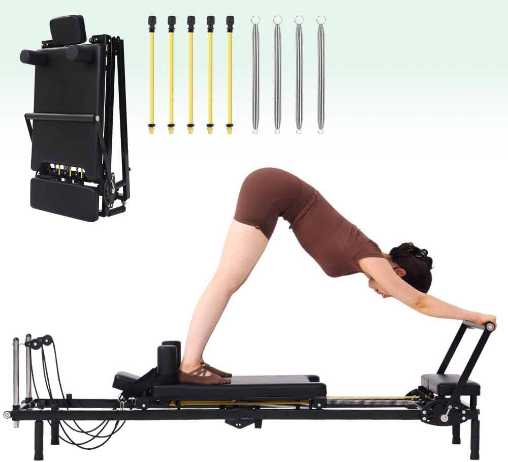 Foldable Pilates Reformer Mach - Home Gym Designs recension och pris