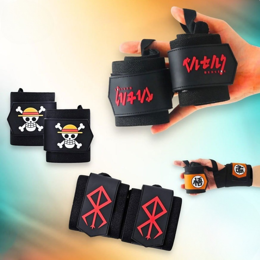 One Piece Naruto Berserk DRAGO - Lifting Straps Wrist recension och pris