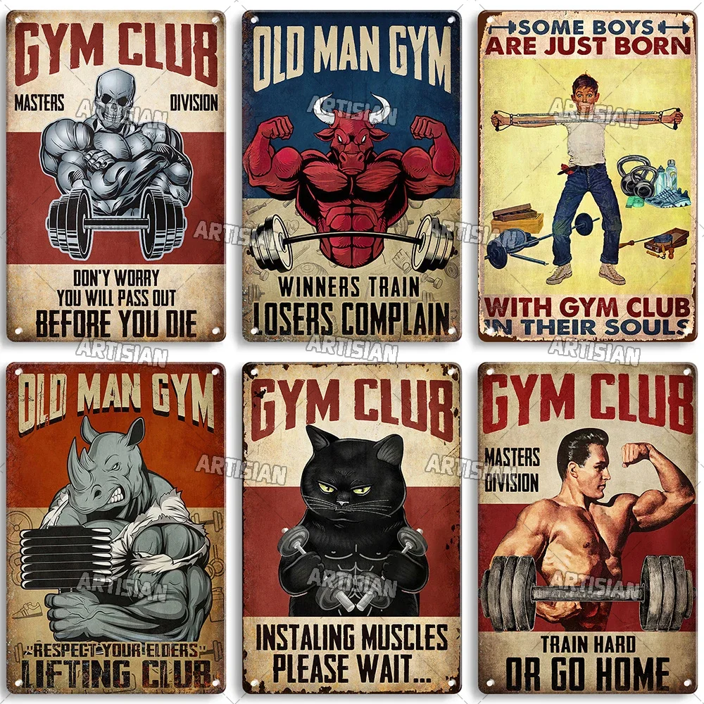 Old Man Gym Club Inspirational - Home Gym Setup recension och pris