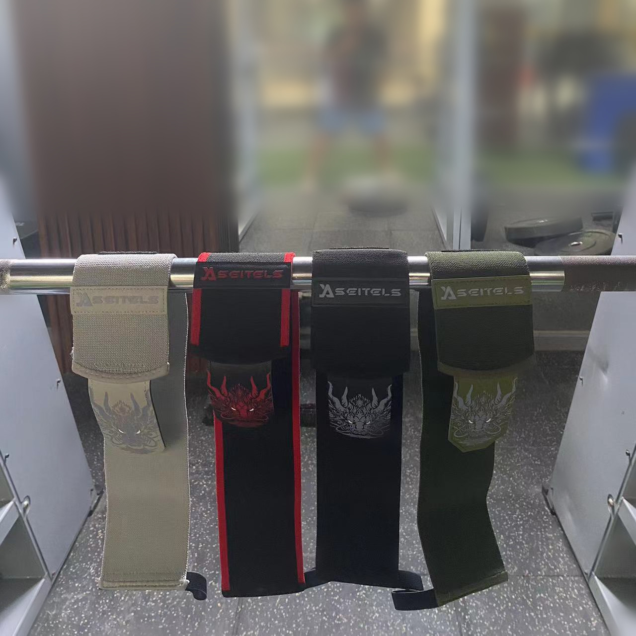 1Pair Chinese Dragon Fitness W - Lifting Straps Wrist recension och pris