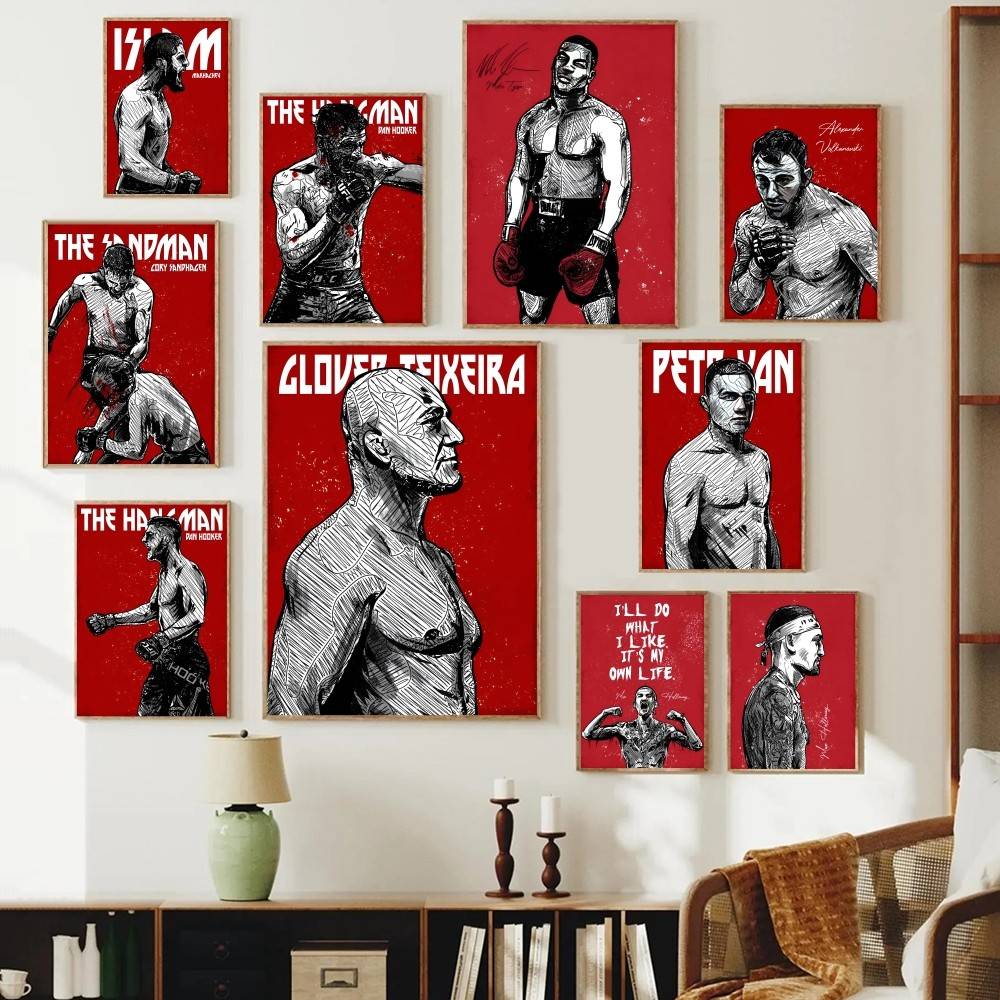 Combat Athlete Paper Poster Gr - Home Gym Garage recension och pris