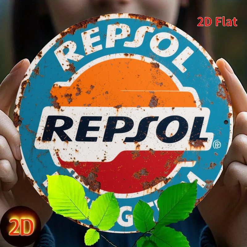 2D Flat, 1pc Vintage REPSOL Lo - Home Gym Garage recension och pris