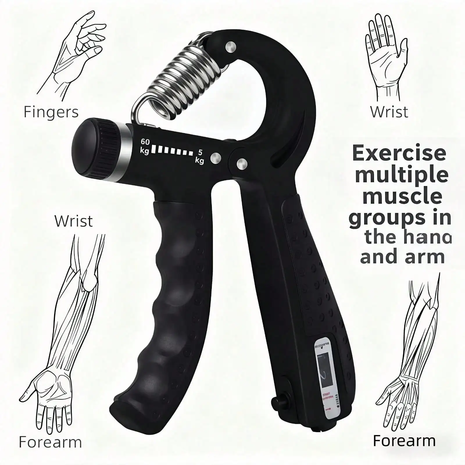 Adjustable Grip Strengthener W - Home Gym Pro recension och pris