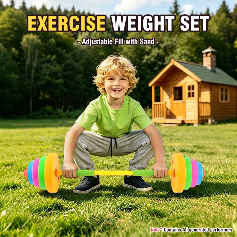 Adjustable Kids Dumbbell Barbe - Home Gym For Kids recension och pris