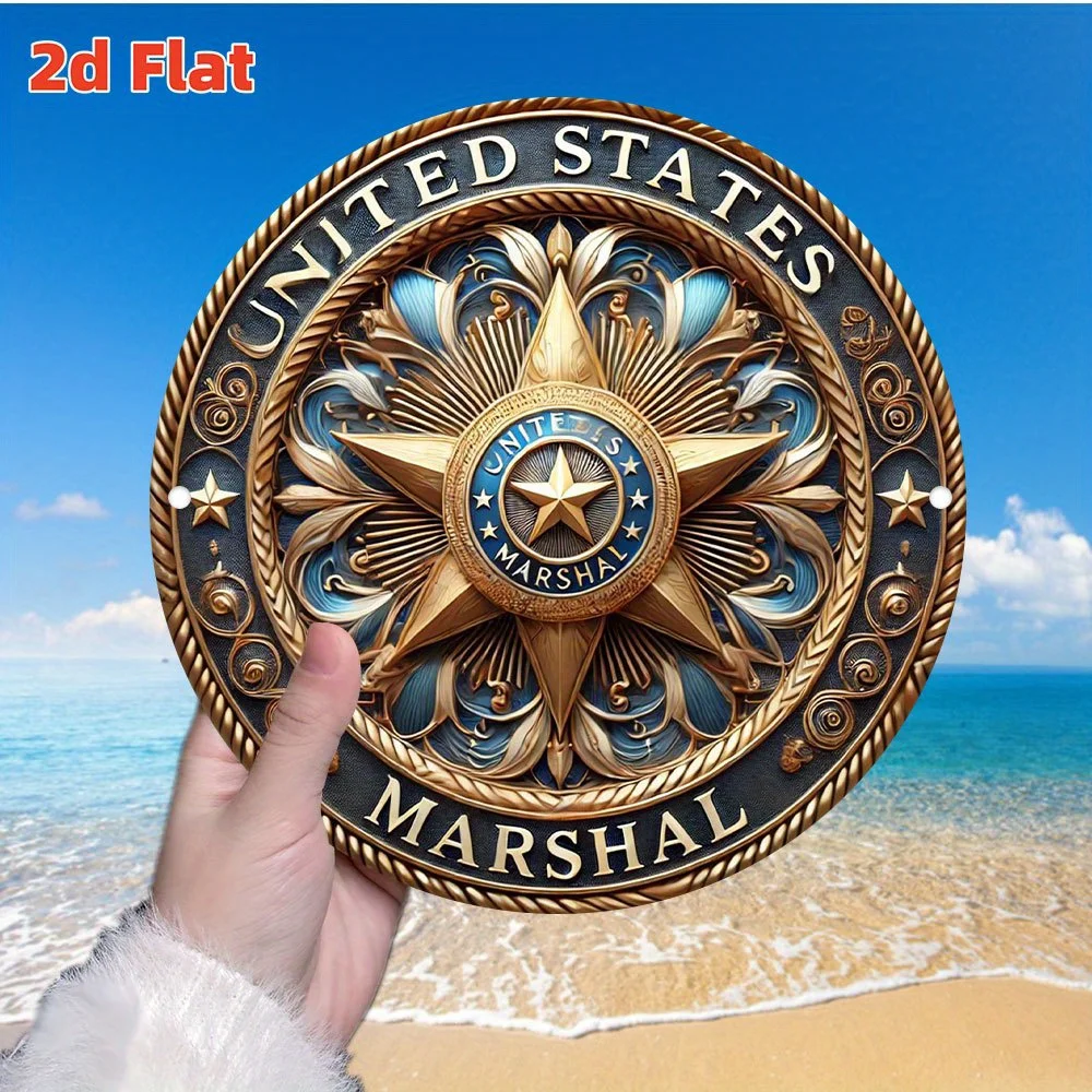 2D Flat Ornate Golden Star US  - Home Gym Garage recension och pris