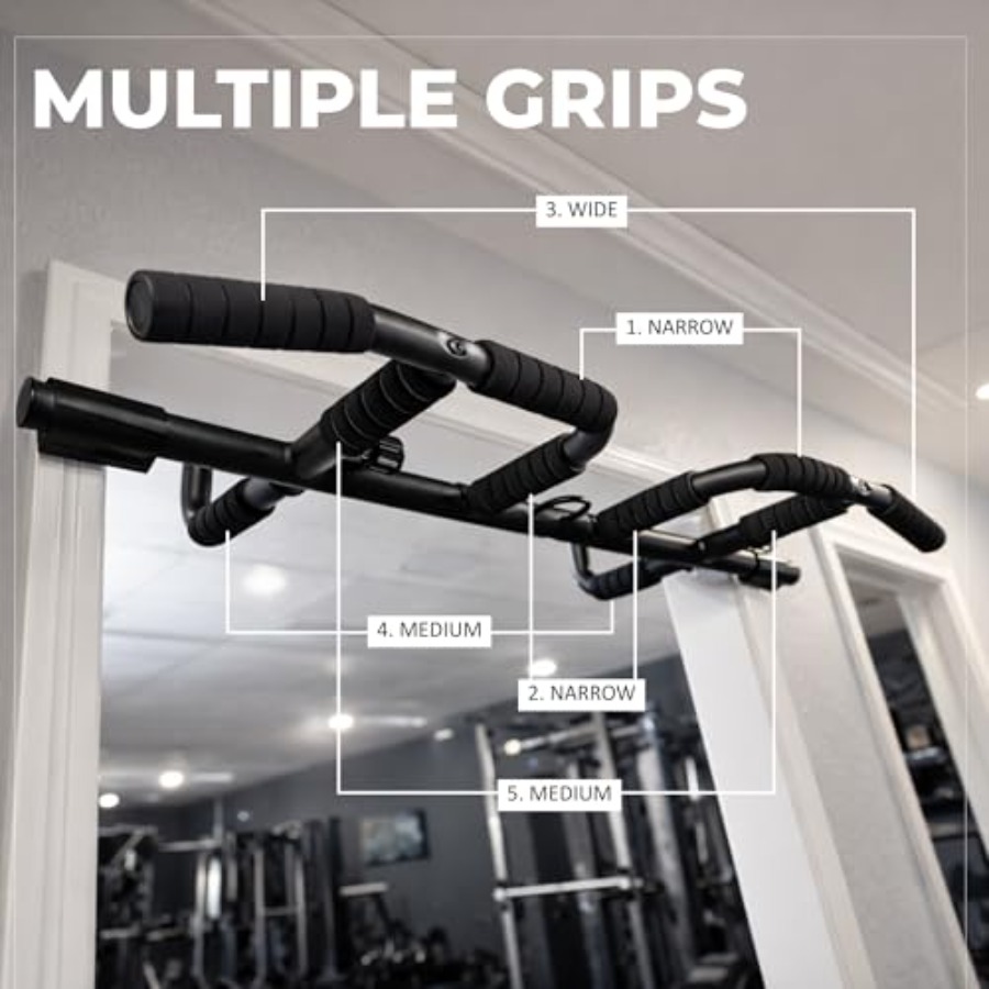 Doorway Pull Up Bar Set with S - Home Gym Setup recension och pris