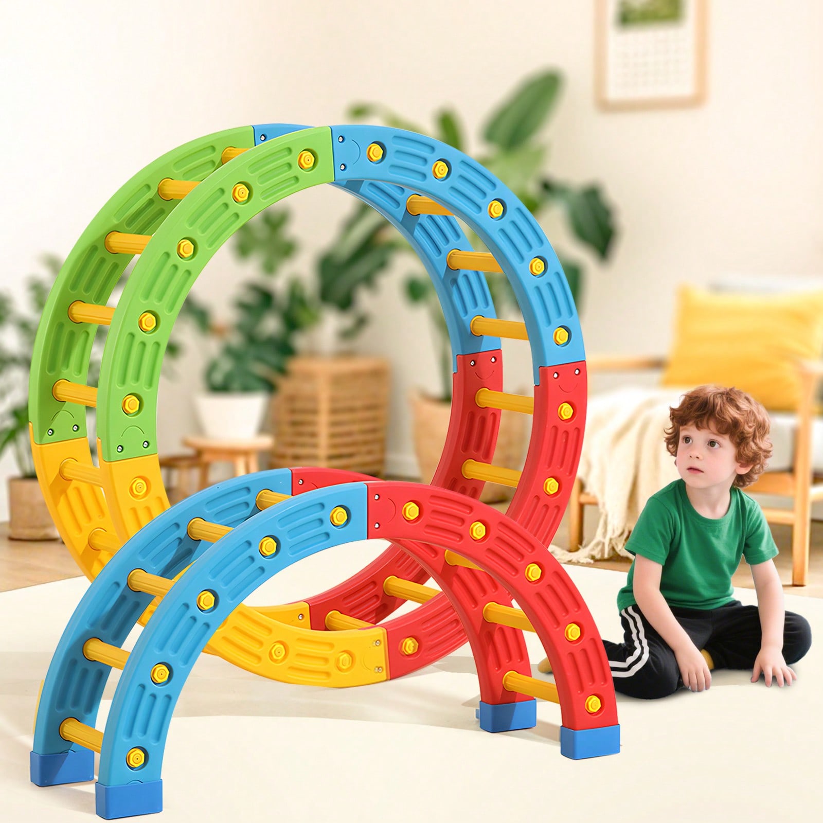 GCCSJ 2-In-1 Foldable Toddler  - Home Gym For Kids recension och pris
