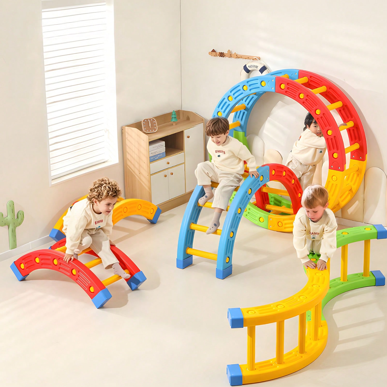 GCCSJ 2-In-1 Foldable Toddler  - Home Gym For Kids recension och pris
