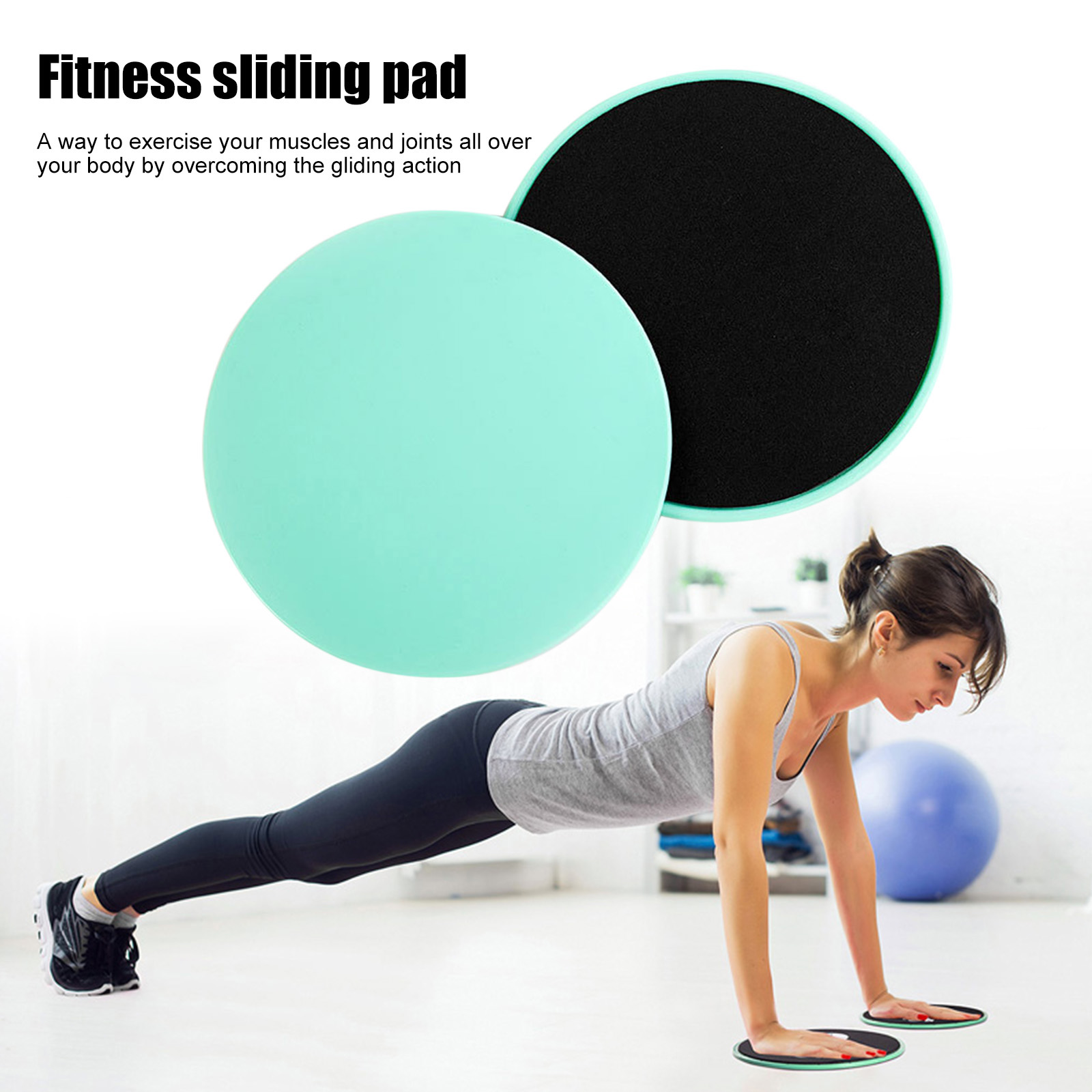 2Pcs Exercise Sliding Plate Du - Gliding Disc Slider recension och pris