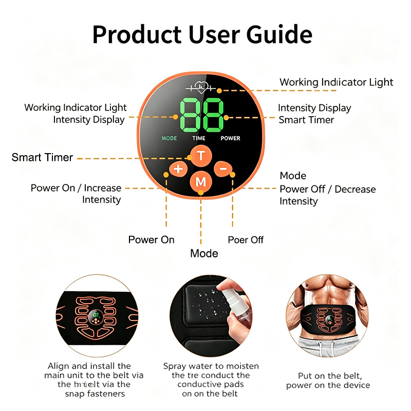 Abdominal Toning Belt Smart Ab - Home Gym Setup recension och pris