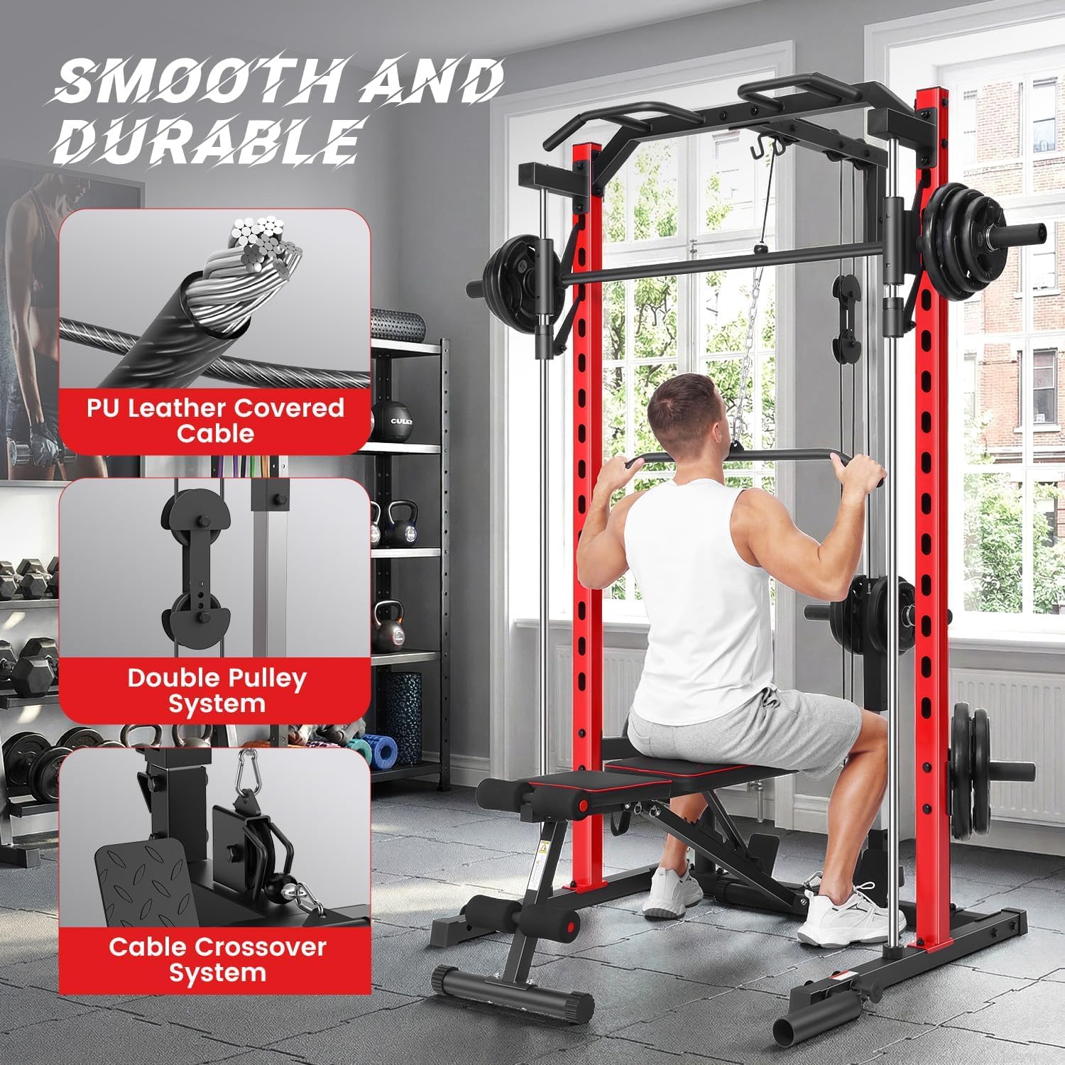 All-in-One Smith Machine Power - Home Gym Smith recension och pris