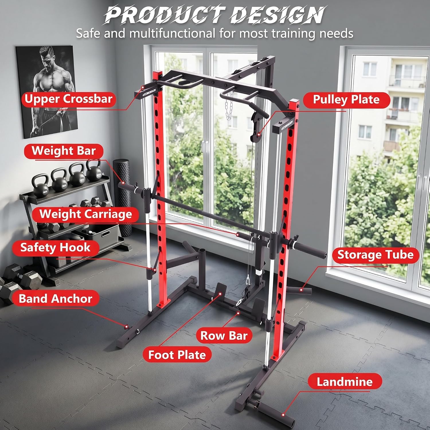 All-in-One Smith Machine Power - Home Gym Smith recension och pris