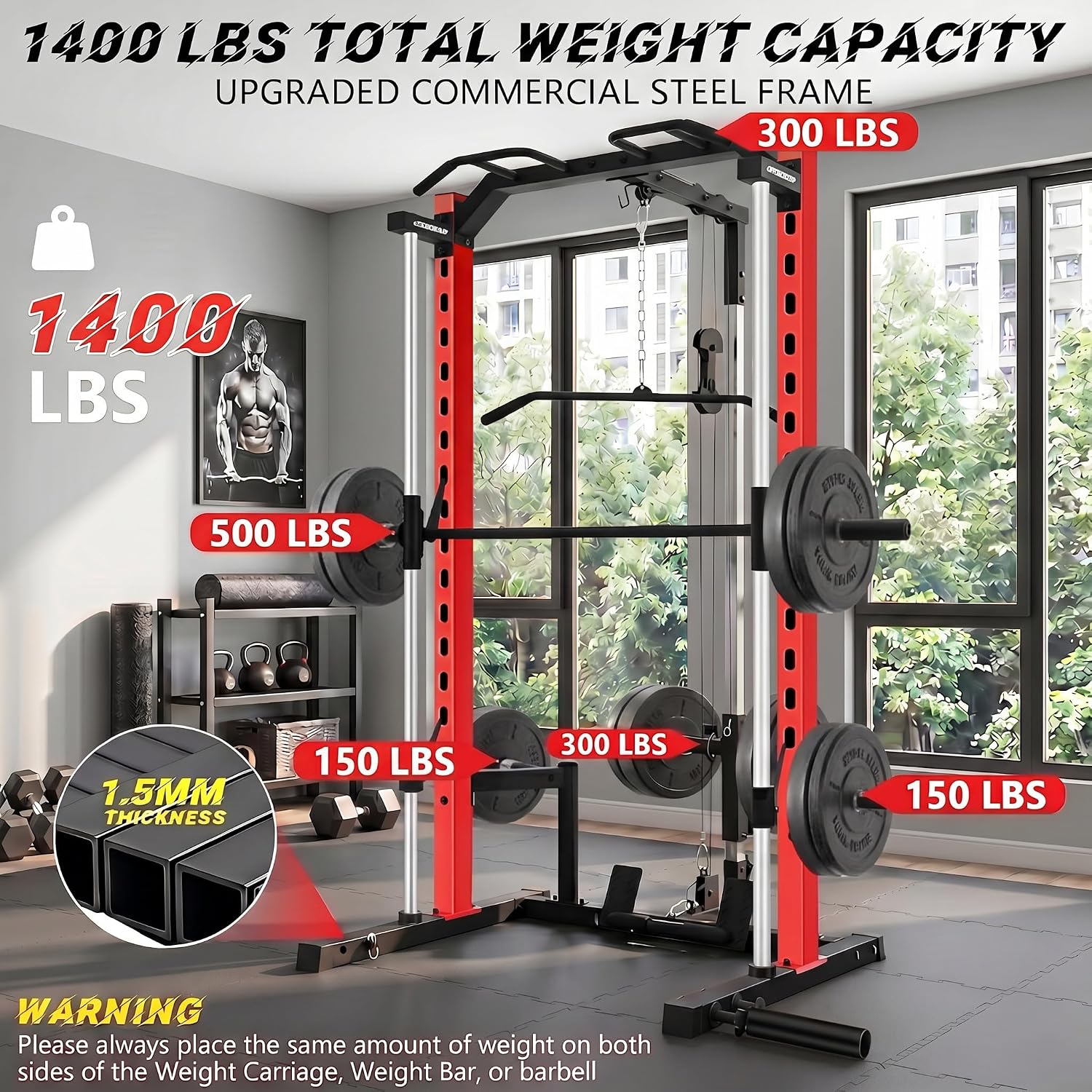 All-in-One Smith Machine Power - Home Gym Smith recension och pris