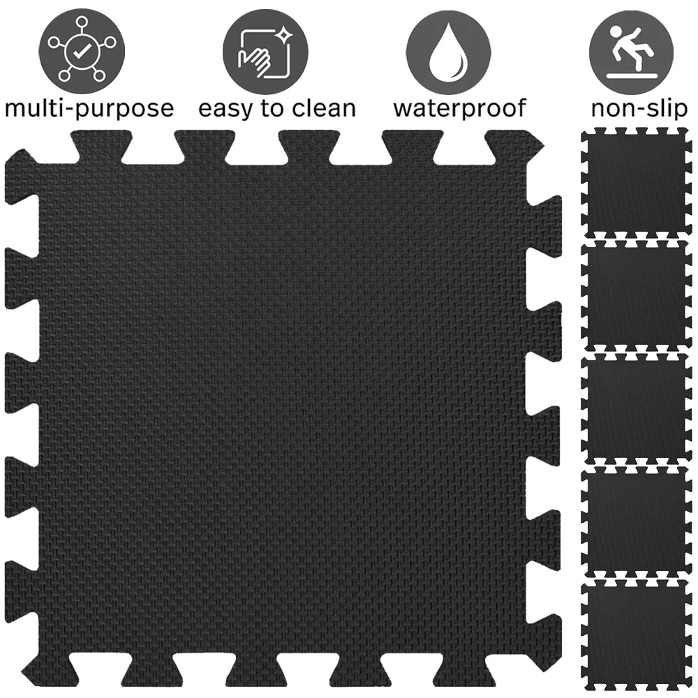 8/16 Pcs Gym Mat Cross-pattern - Home Gym Garage recension och pris