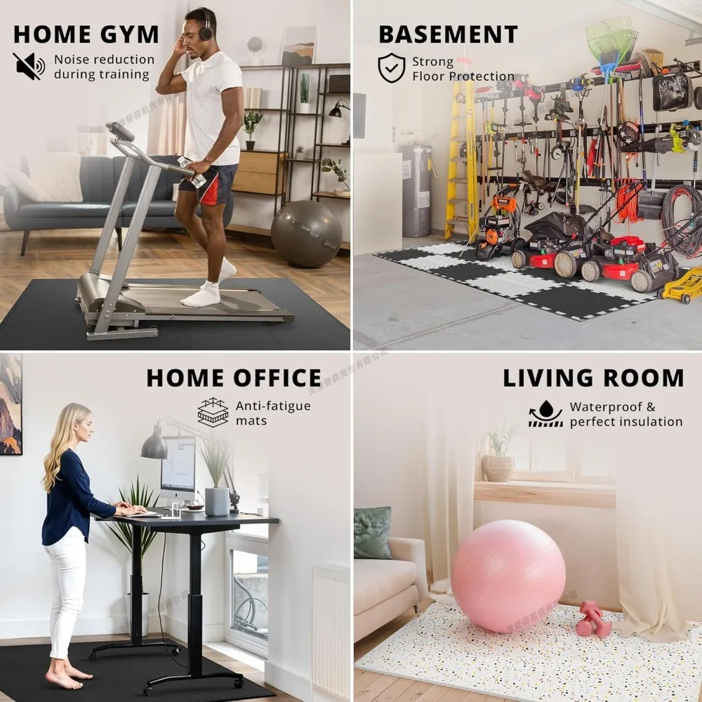 10Pcs Interlocking Foam Exerci - Home Gym Room recension och pris