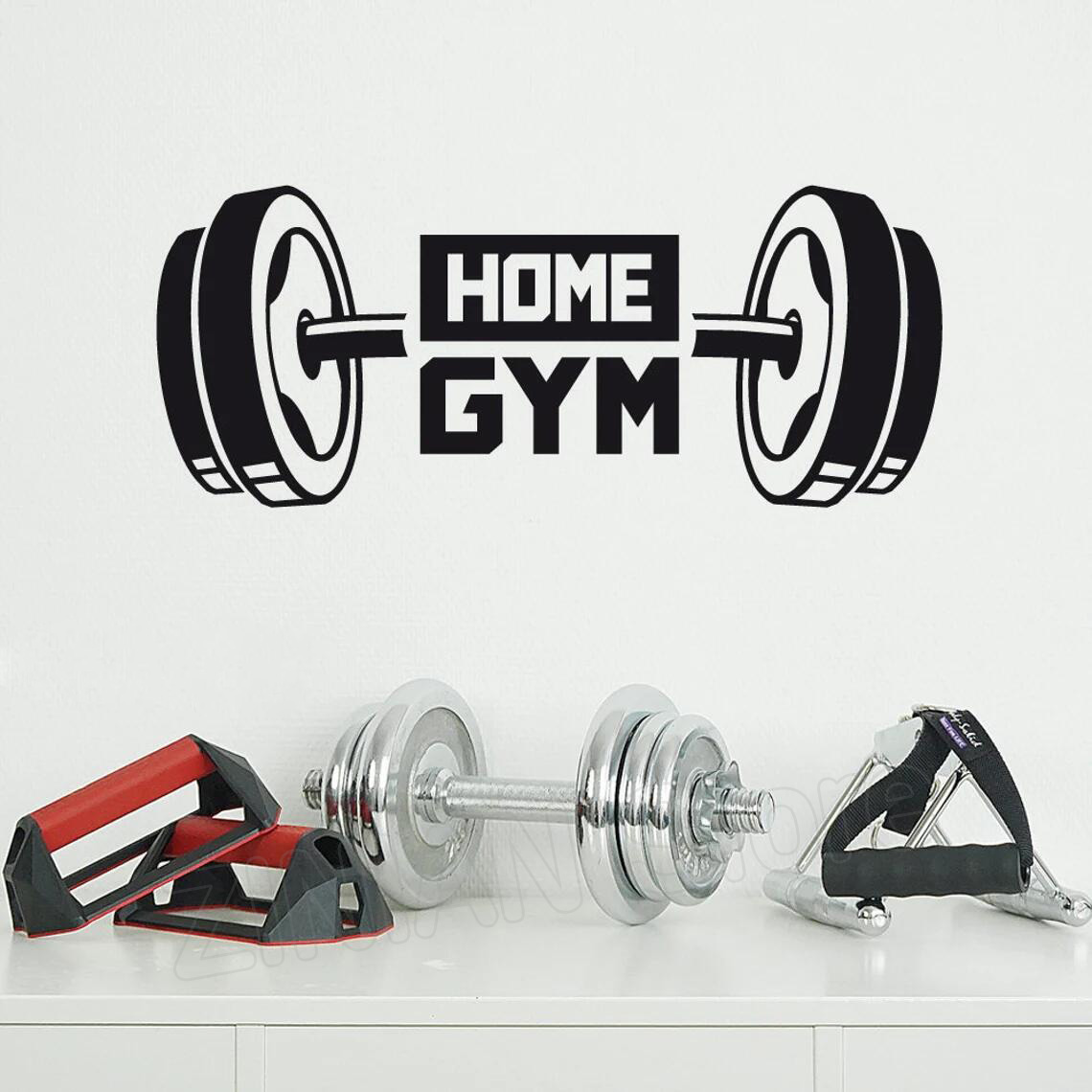 Fitness Home Gym Decor Wall St - Home Gym Garage recension och pris