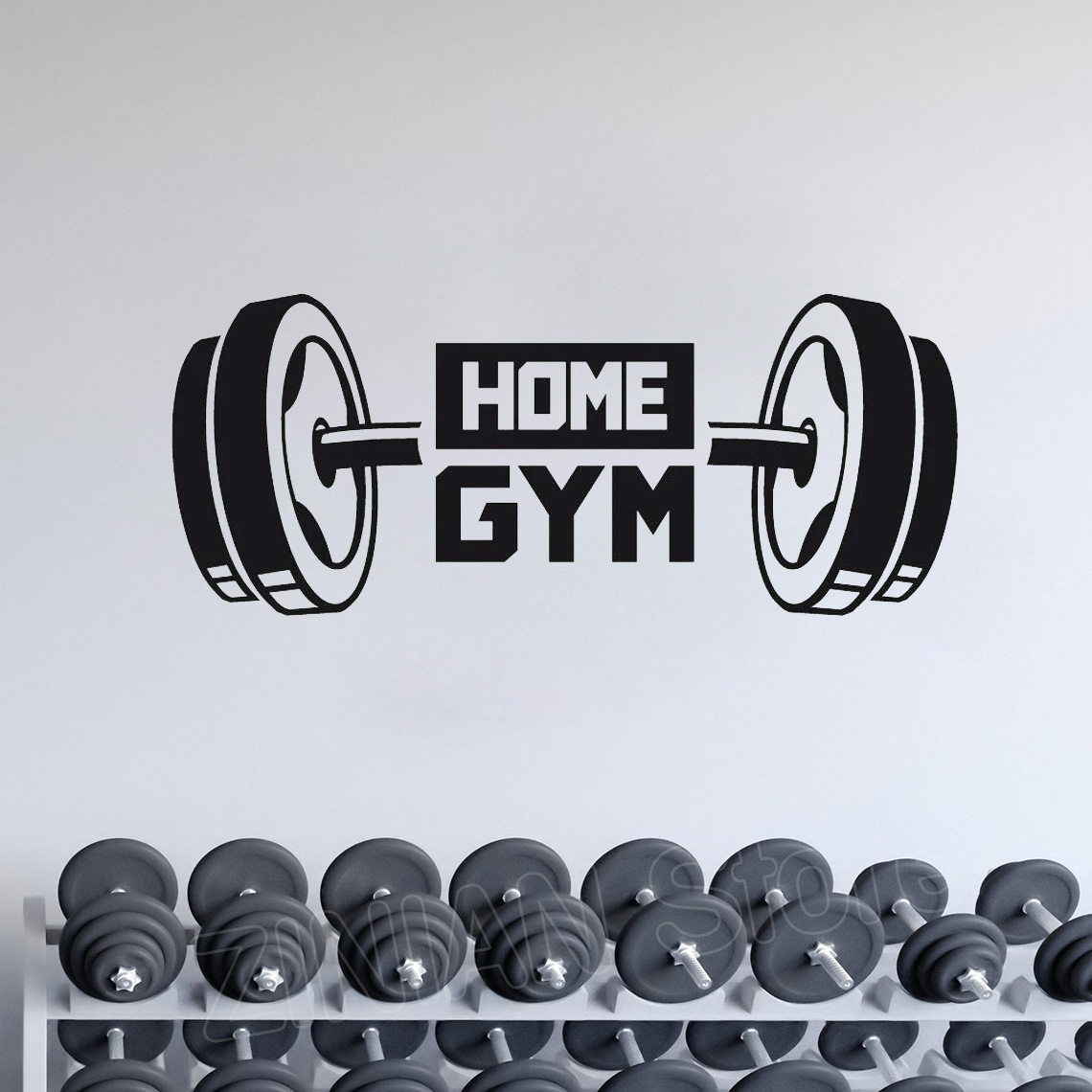 Fitness Home Gym Decor Wall St - Home Gym Garage recension och pris